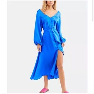 Free People Later Days Midi Dress